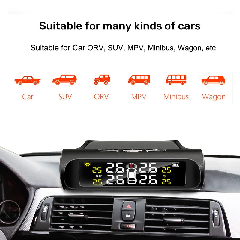 TPMS Car Tire Pressure Alarm Monitor System