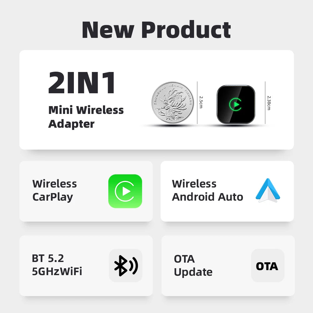 Wireless Carplay Adapter Android Auto