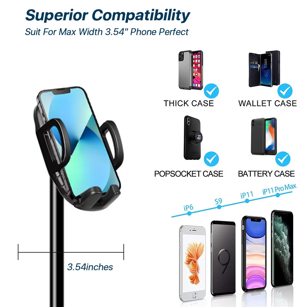 Universal Adjustable Car Cup Holder Phone Mount for iPhone and Samsung