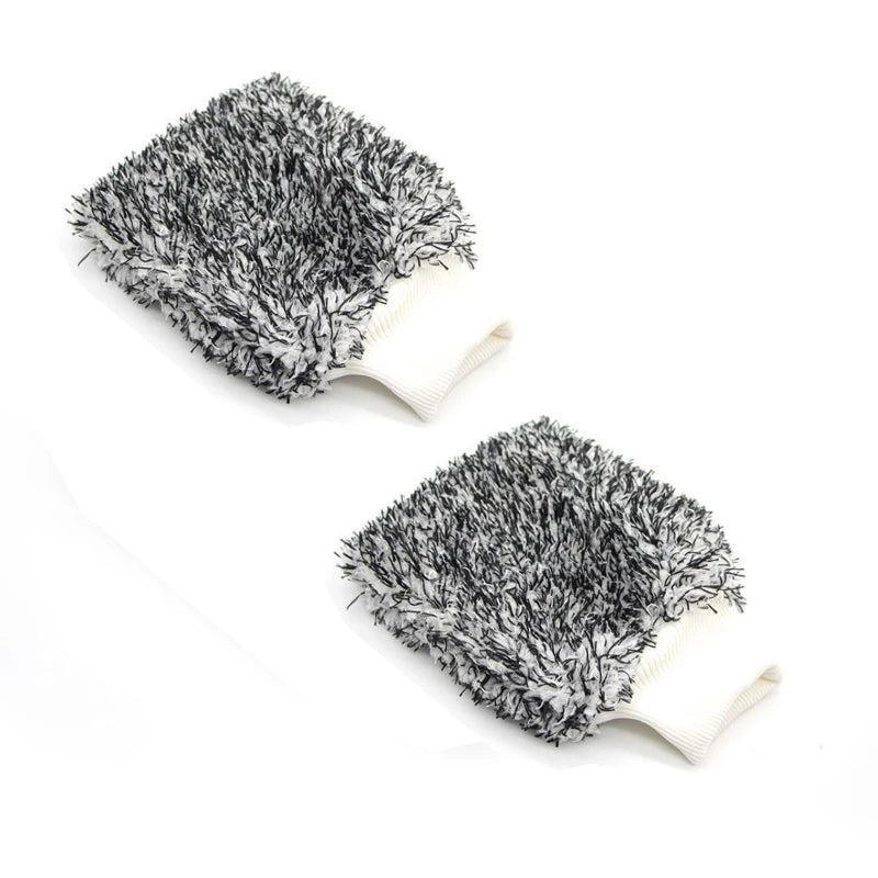 Soft Microfiber Car Cleaning Gloves