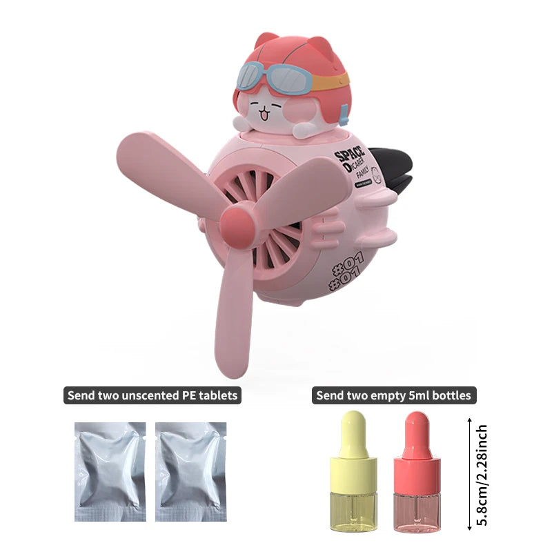 Magnetic Cartoon Figure Air Outlet Clip Aromatherapy
