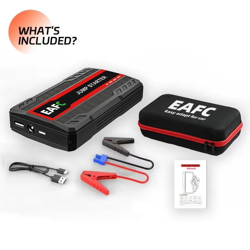 Portable 12V Car Jump Starter and 600A Power Bank