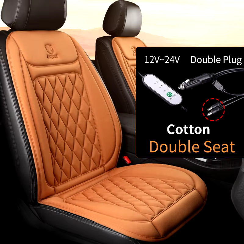 Heated Car Seat Cover 12-24V 