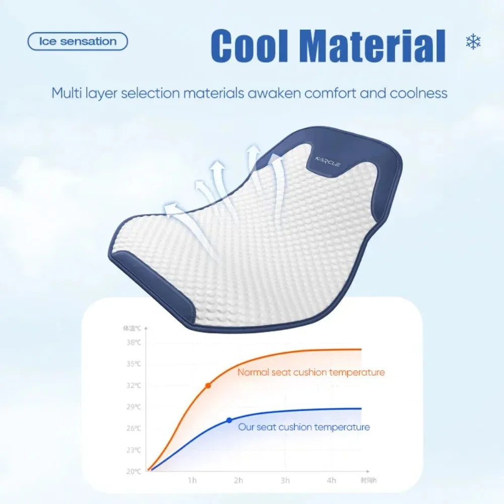 Universal Cooling Ice Silk Car Seat Cover