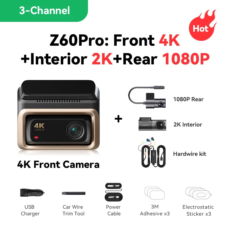 Z60 Pro 4K Dash Cam