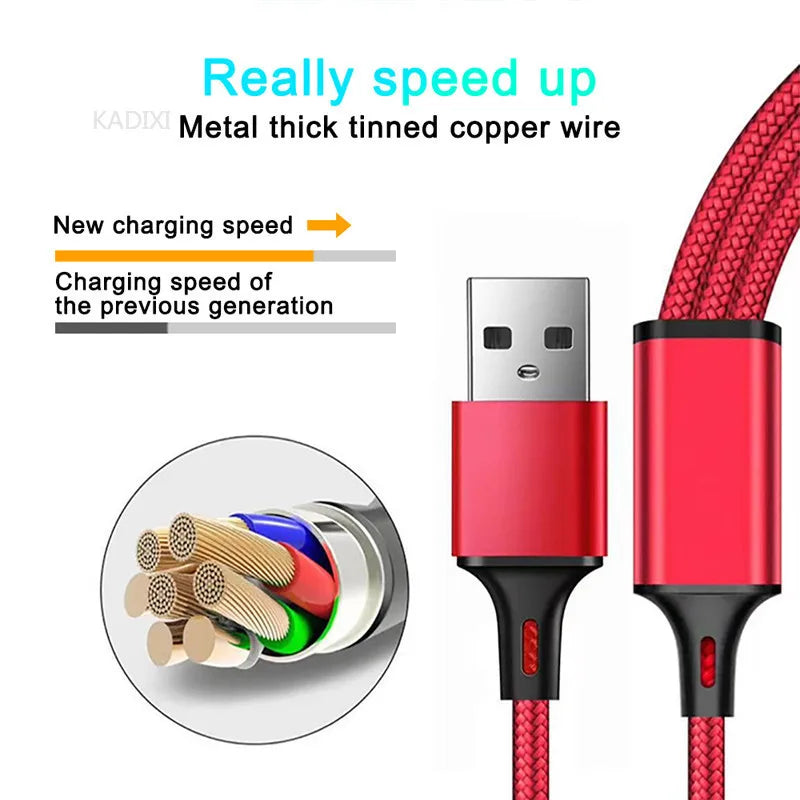 3 in 1 USB Fast Charging Cable