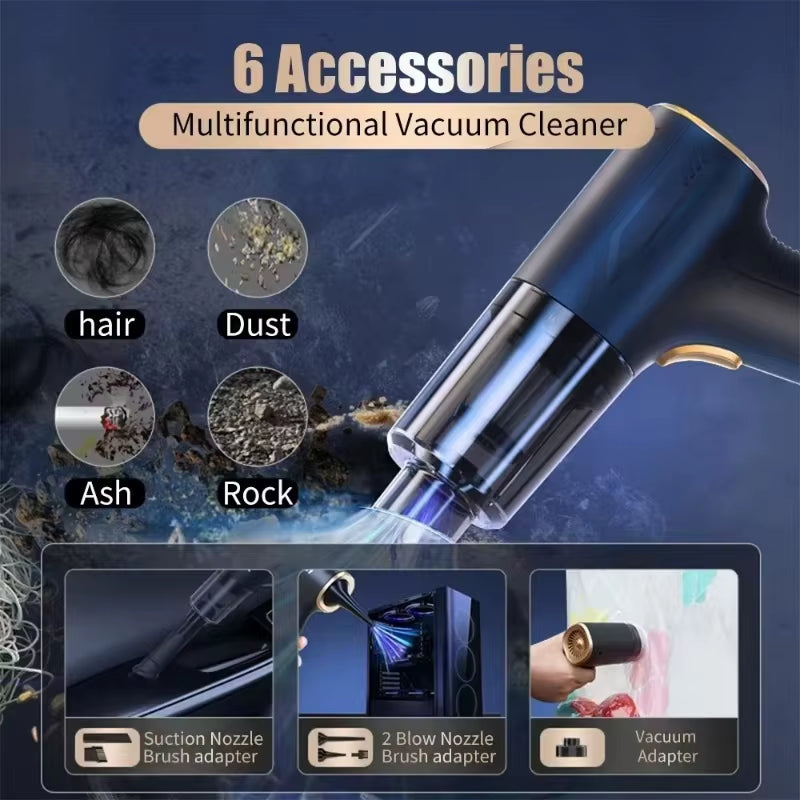 98000PA Portable Car Vacuum Cleaner