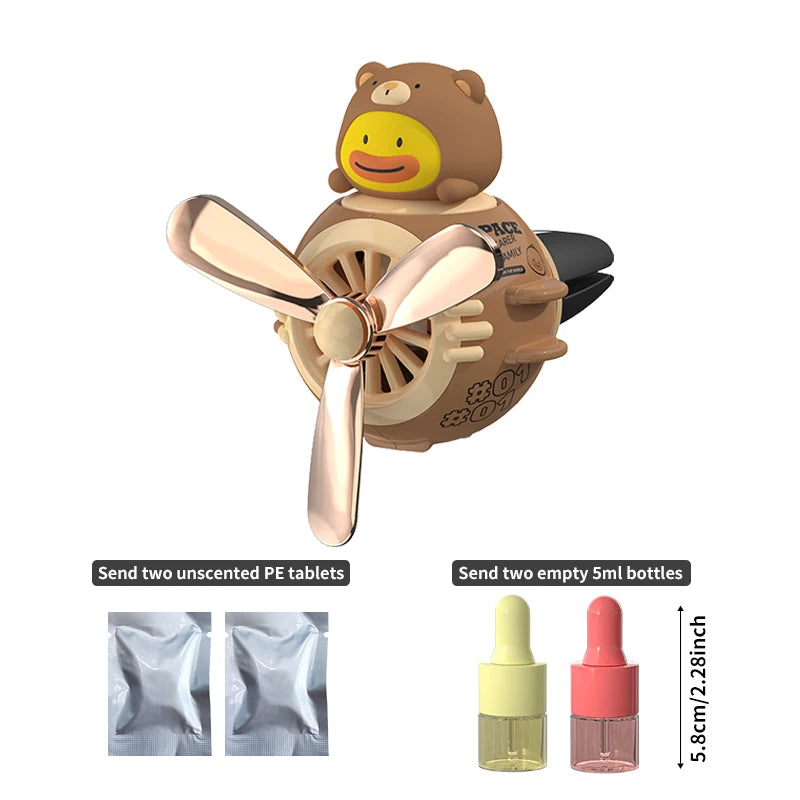 Magnetic Cartoon Figure Air Outlet Clip Aromatherapy