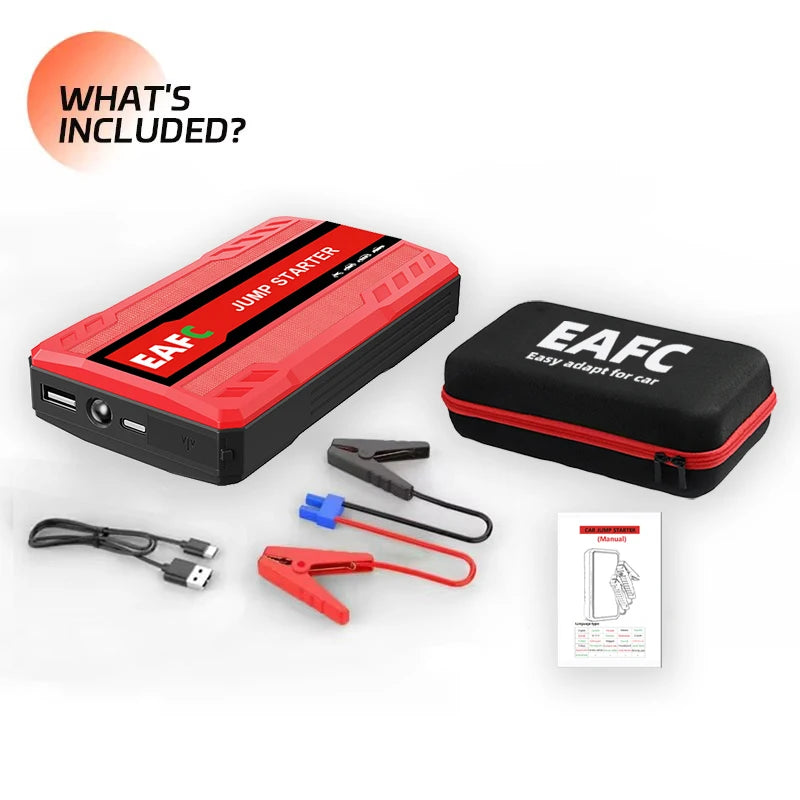 Portable 12V Car Jump Starter and 600A Power Bank