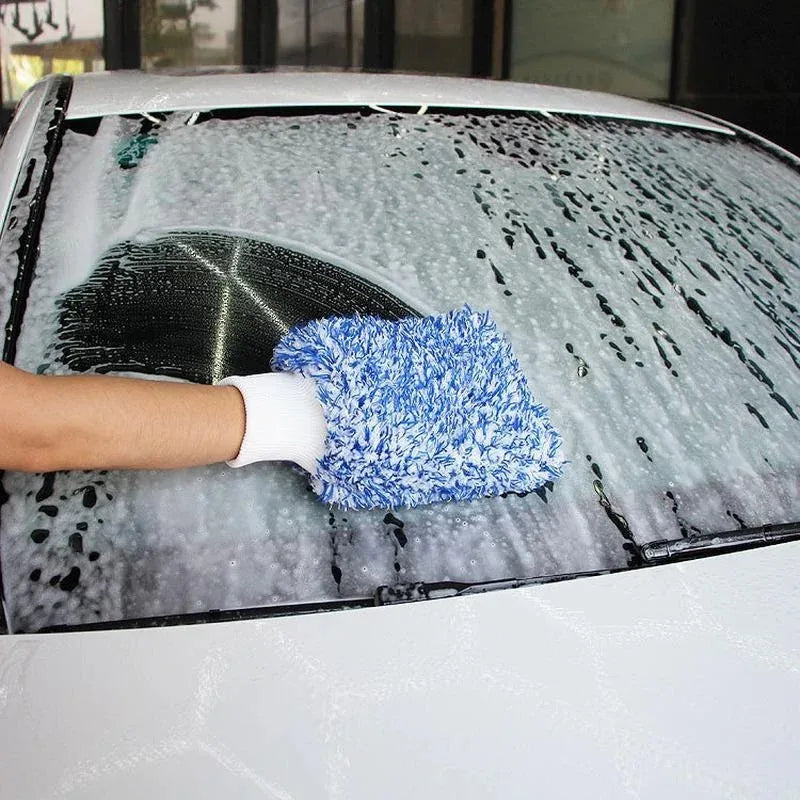 Soft Microfiber Car Cleaning Gloves