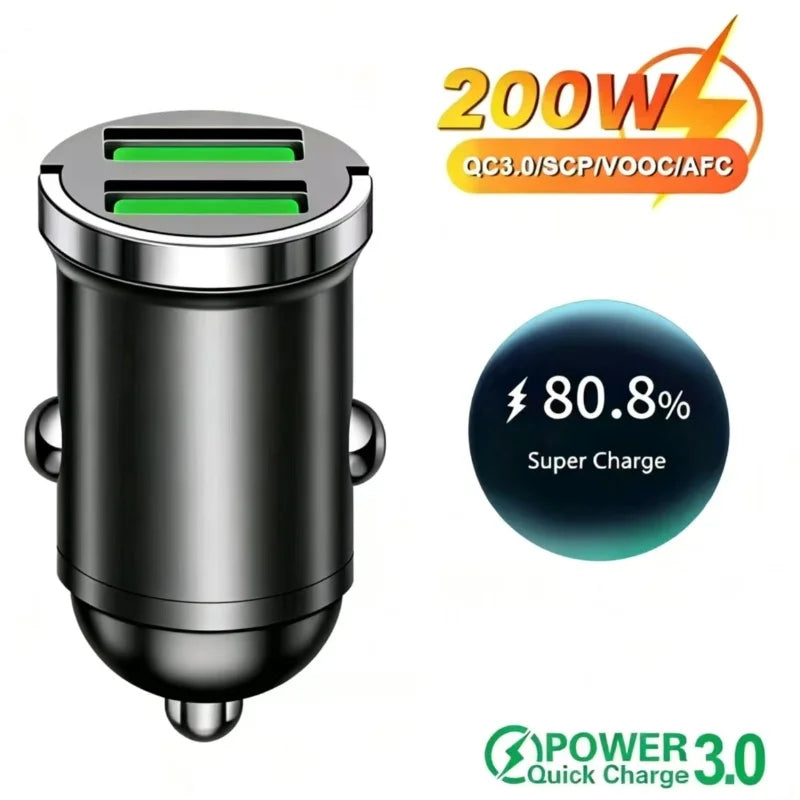 Mini Car Charger 12-24V