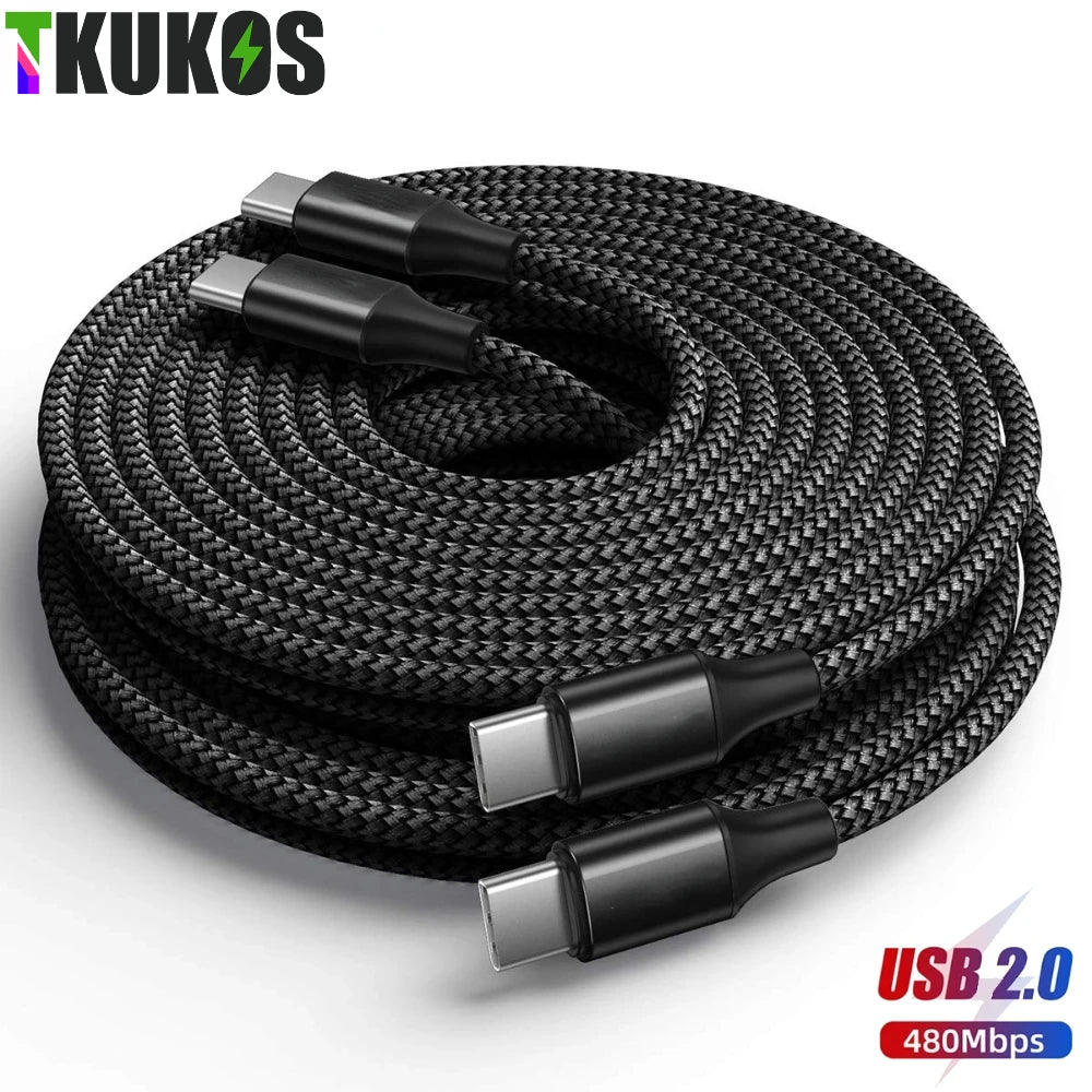 Long Type C Cable Fast Charging 8M 5M 3M
