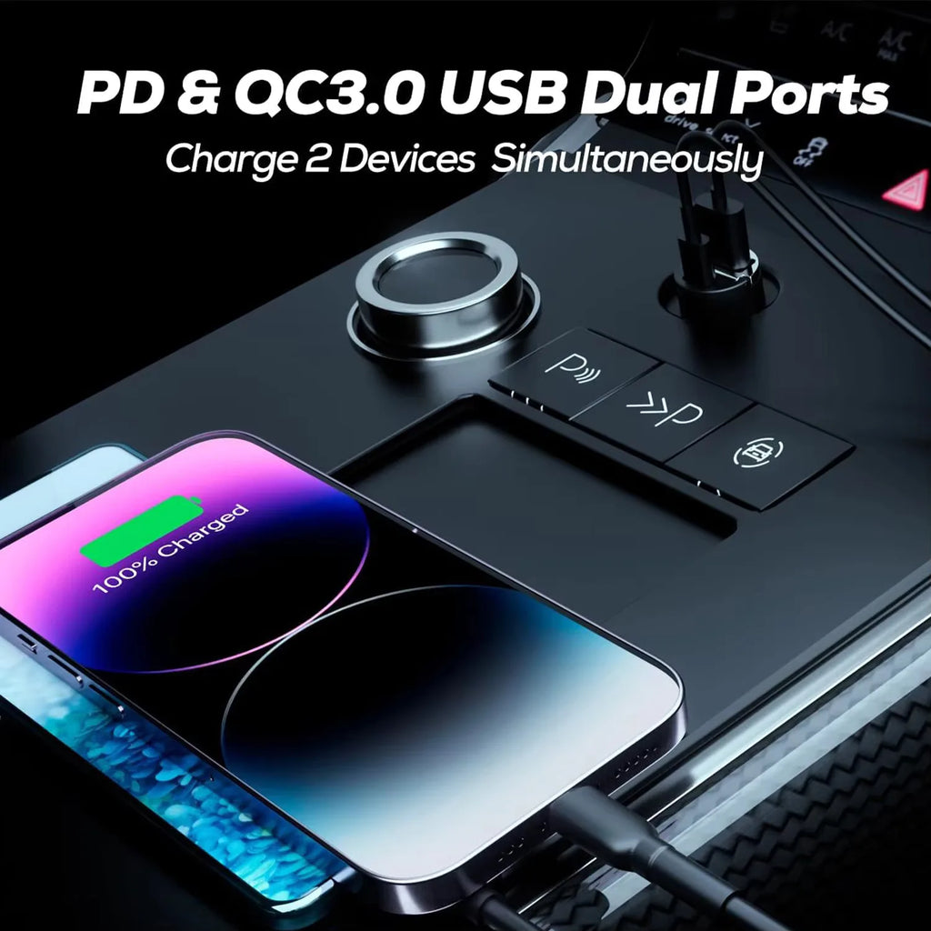 Mini Car Charger 12-24V