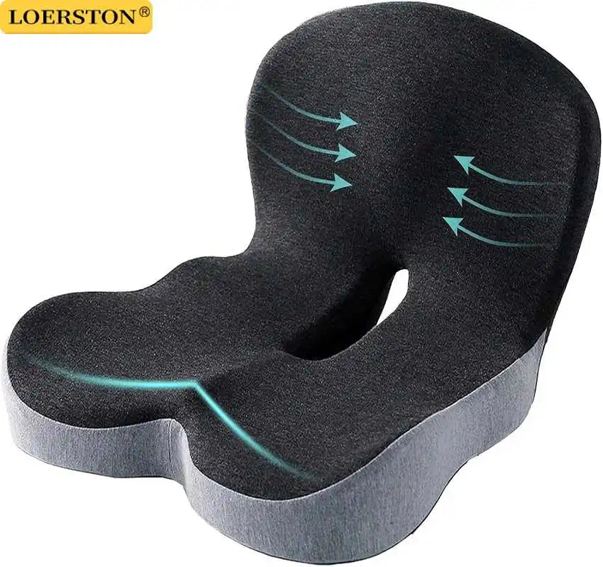 Memory Foam Cushion and Pillow Car Seat