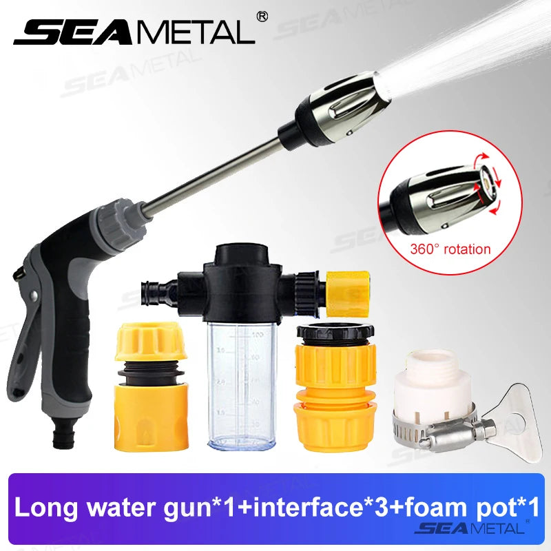 High Pressure Car Wash Gun and Foam Pots
