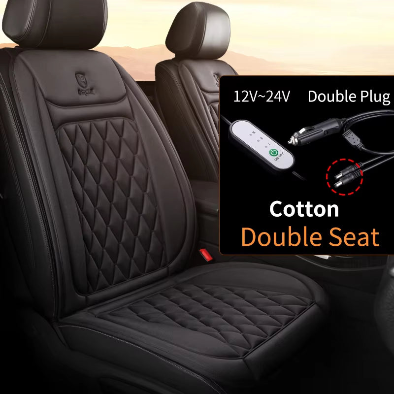 Heated Car Seat Cover 12-24V 