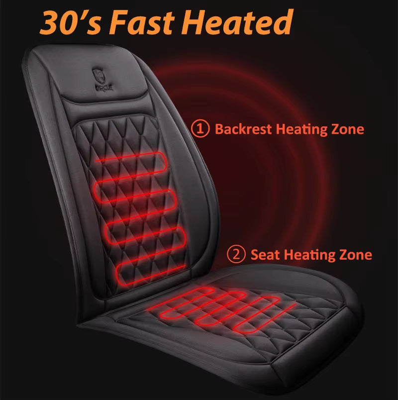 Heated Car Seat Cover 12-24V 