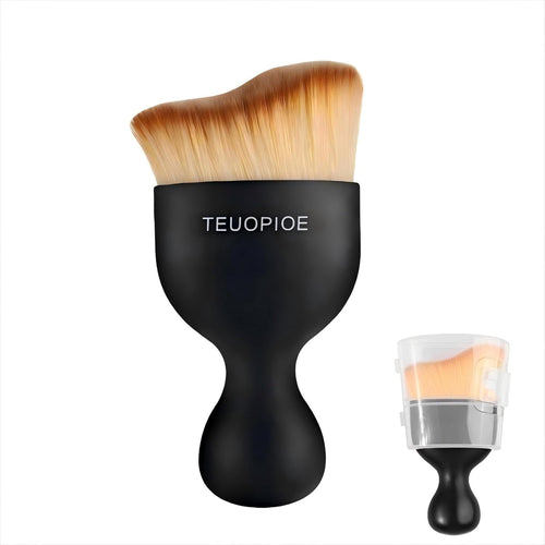 Car Interior Detailing Brush - Soft Hair Dusting Tool for Air Vents and Surfaces (Brown)
