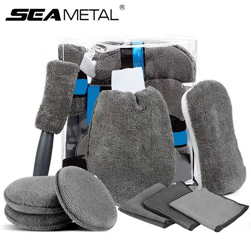 9Pcs Car Wash Cleaning Kits