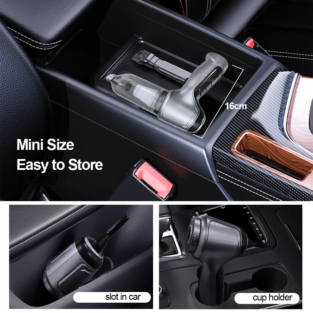 Powerful Wireless Car Vacuum Cleaner 95000PA