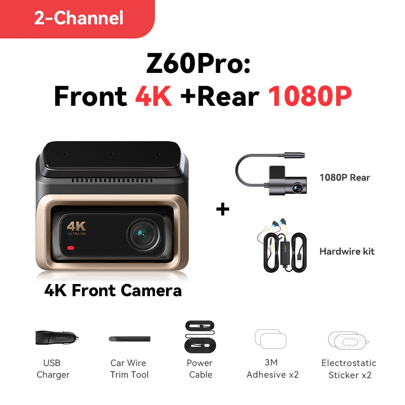 Z60 Pro 4K Dash Cam