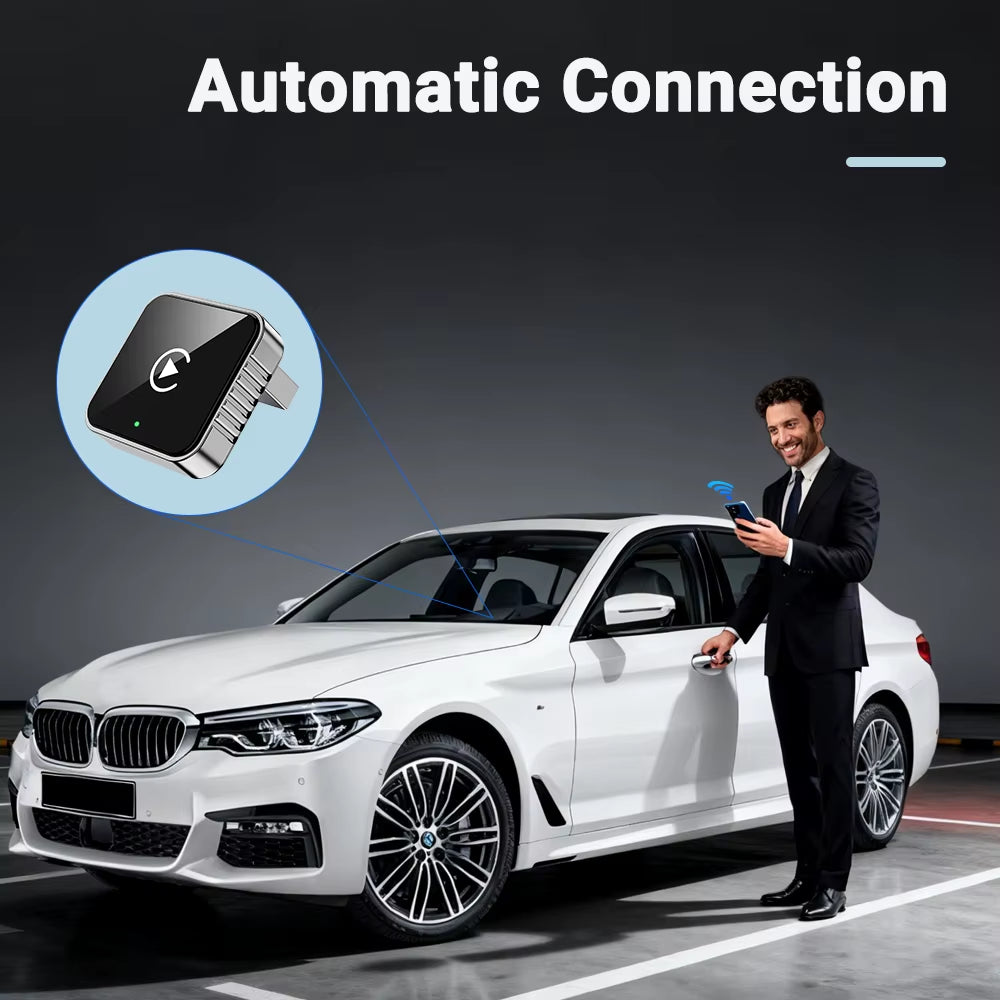 Wired to Wireless Carplay Android Auto Adapter