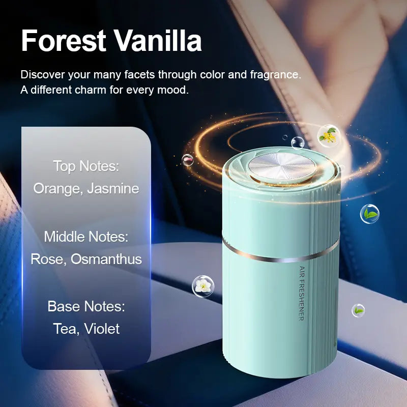 【Acechace Smart Car Air Freshener】200Ml Auto Intermittent Fragrance, One-Click Start/Stop, Odor Removal & Air Purification, Long Lasting Scent for Car Home, 5 Mins Cycle Diffuser